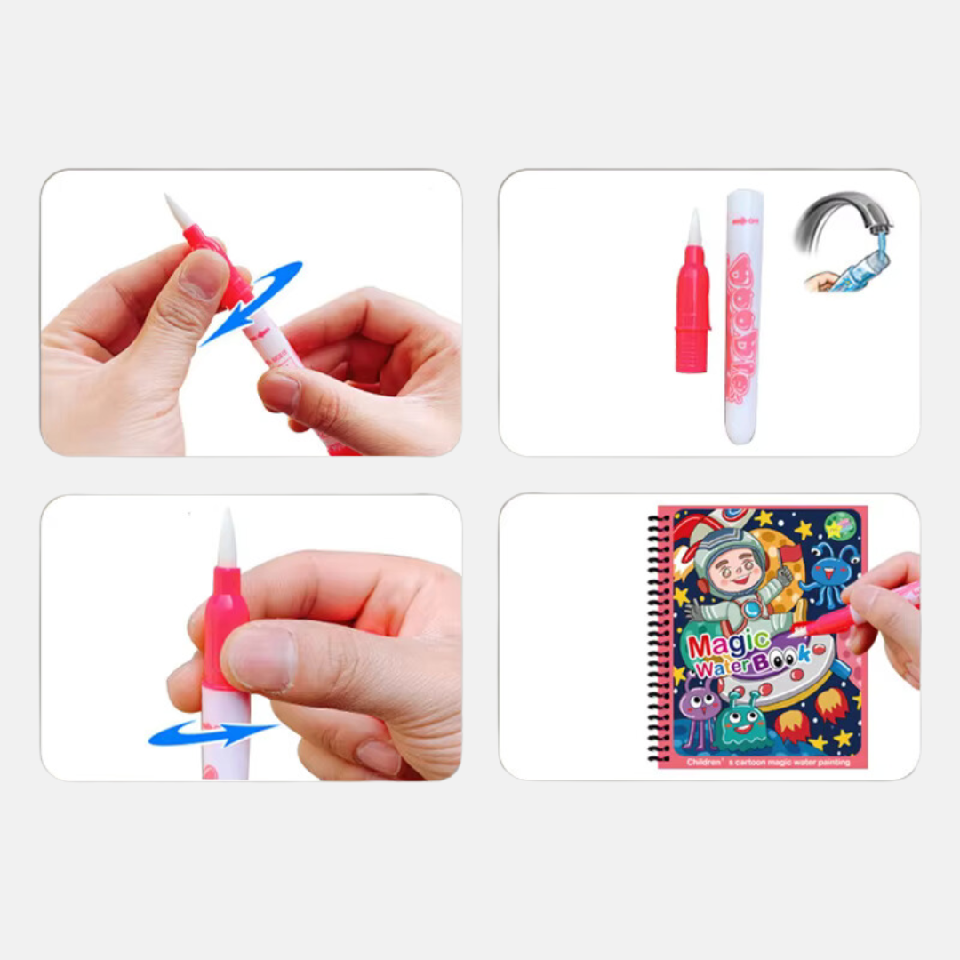 Waterbook™ - Cahier de coloriage magique