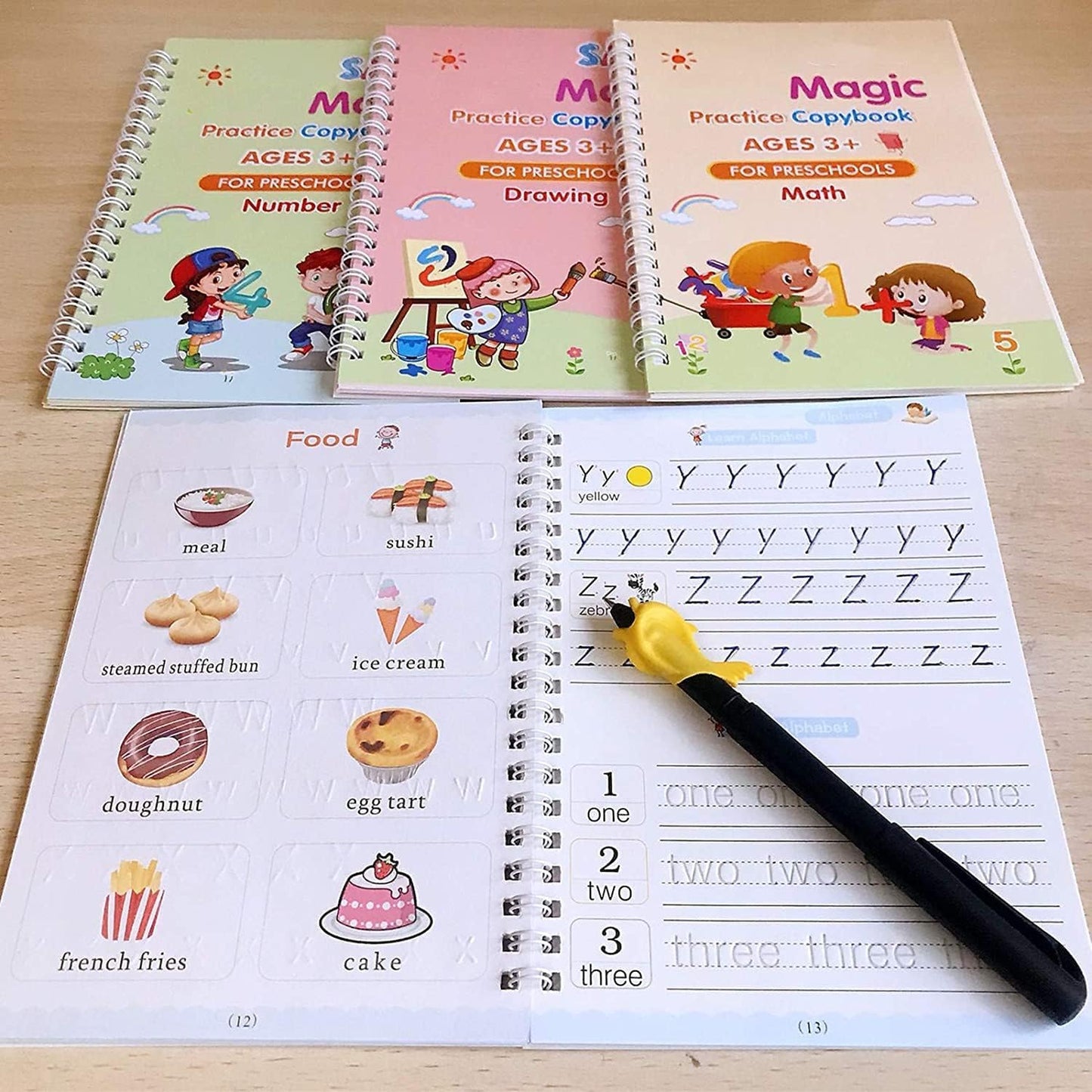 Cahier d'écriture magique