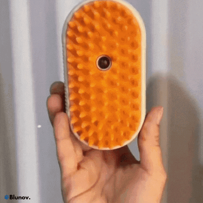 PuffEase™ - Steam Grooming Brush 