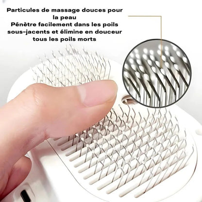 PuffEase™ - Steam Grooming Brush 